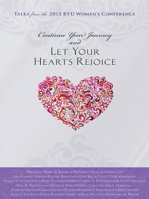 cover image of Continue Your Journey and Let Your Hearts Rejoice